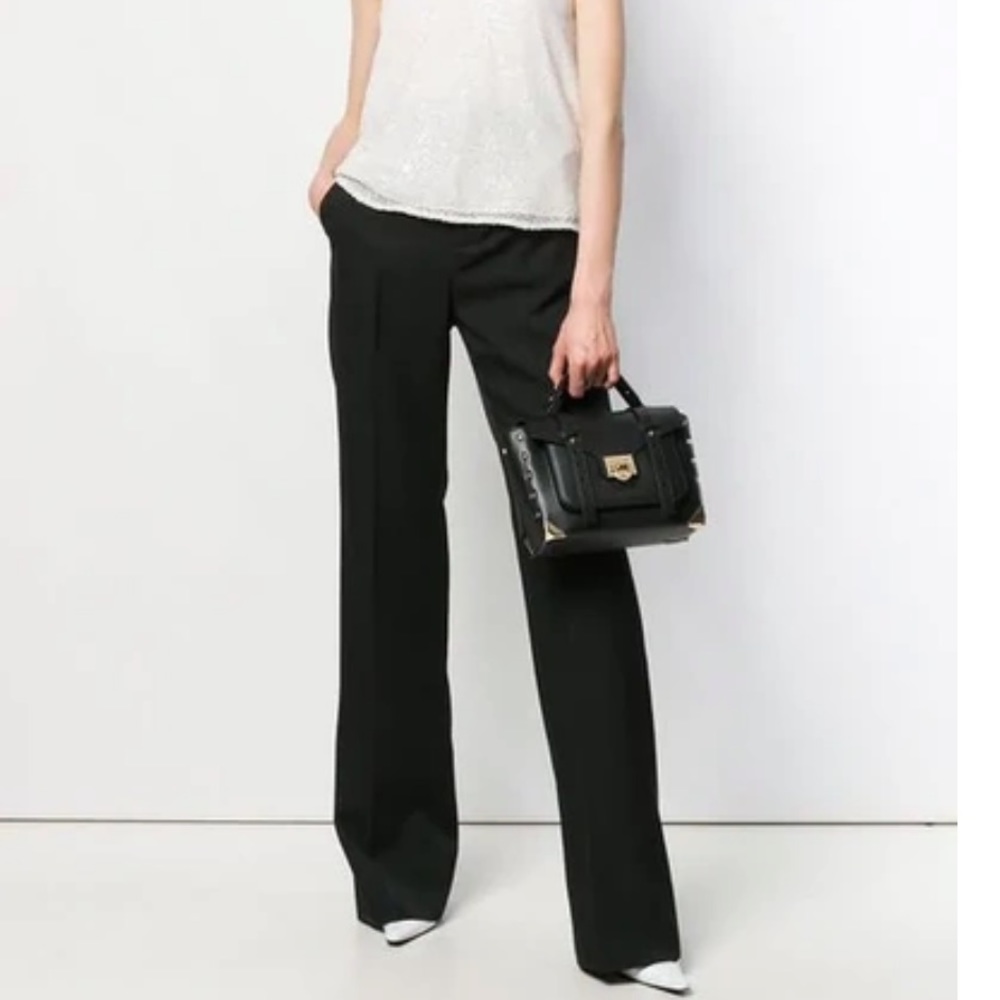 MICHAEL Michael Kors Manhattan Medium Leather Satchel Black - Picture 6 of 12